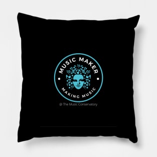 Music Maker Making Music Pillow