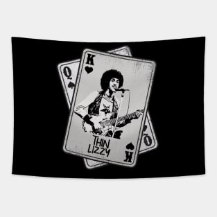 Retro Thin Lizzy Card Style Tapestry