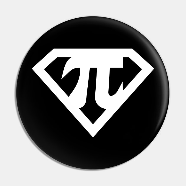 Superhero PiDay Shield Pin by Mclickster