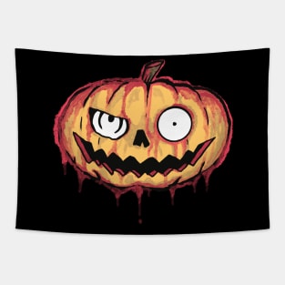 Pumpkin head Tapestry