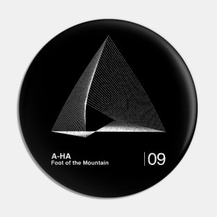 Foot Of The Mountain / Minimalist Graphic Fan Artwork Design Pin