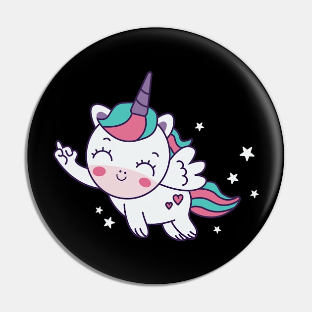 Unicorn Pin by Urban_Vintage