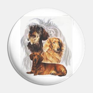 Dachshund Medley Pin