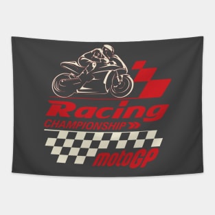 MotoGP Racing Championship Tapestry