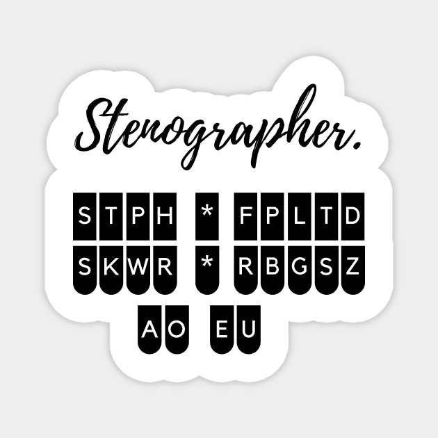 Stenographer Magnet by 30.Dec