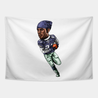 Deion Sanders Tapestry - Sanders Caricature by tabslabred