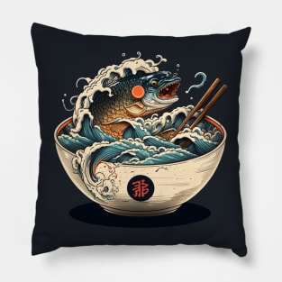 Ramen Bowl Monster Pillow