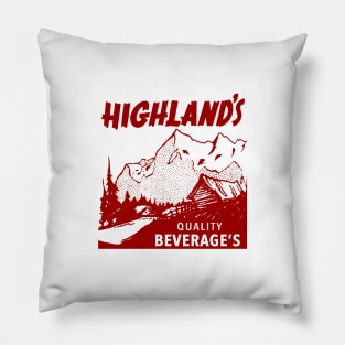 Highland's Beverages - Highland, Illinois Pillow
