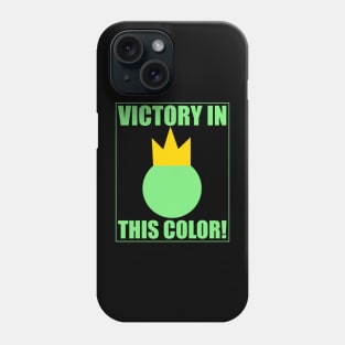 Stick Fight - Green Victory in This Color Phone Case