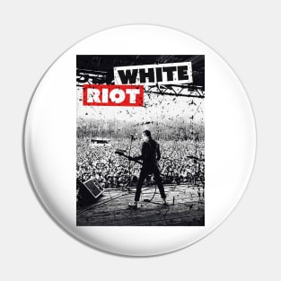 the clash white riot Pin