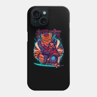 Cyber Samurai Tiger Phone Case