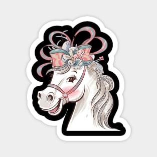 Funny horse derby day Magnet