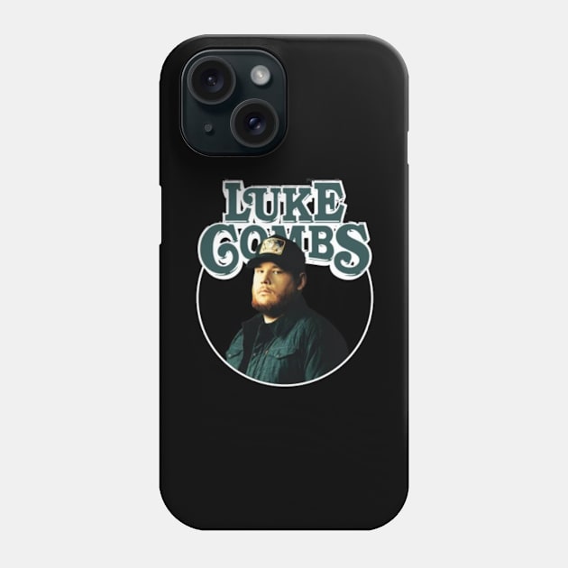 Luke Combs // Country Singer Vintage // T-Shirt Phone Case by Almer