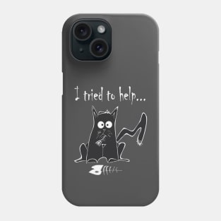 Cat and Fish Phone Case