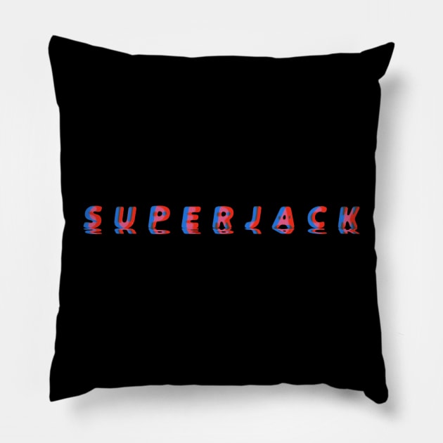 Super Jack logo Pillow by Studio Suzuki 