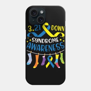 March 21 Down Syndrome Awareness Day Socks Me You Mommy Dad Phone Case