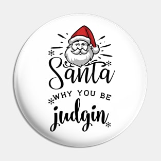 Cute Santa quotes Pin