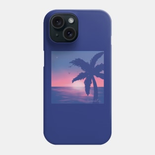 Sunset seascape Phone Case