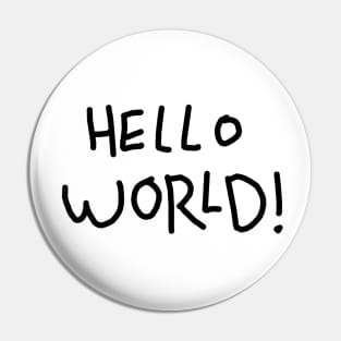 Hello World Pin