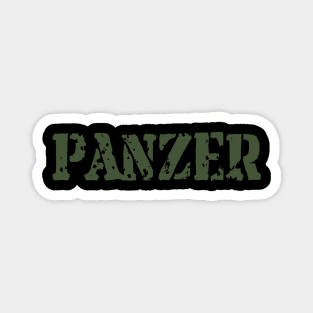 The beauty of minimalism! PANZER inscription Magnet