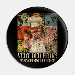 Swedish Chef Strory oke 90s Pin