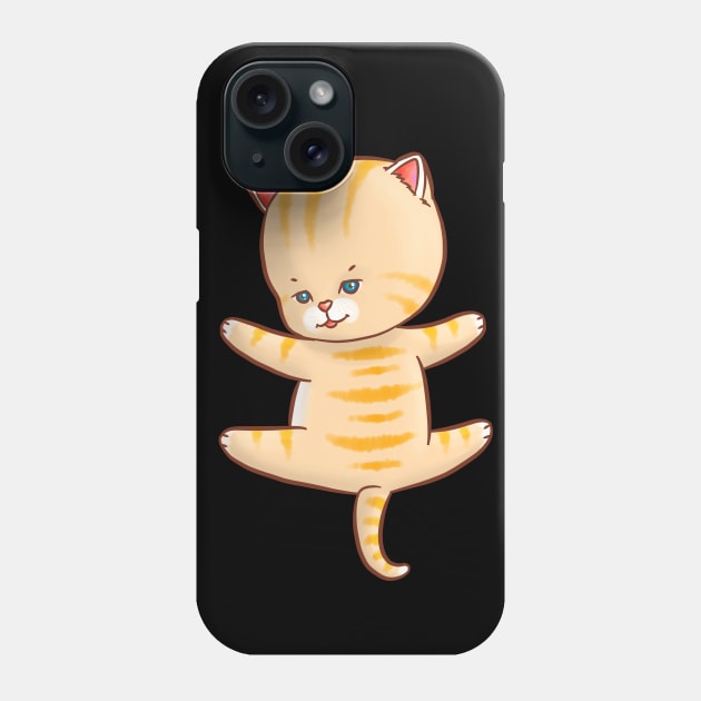 I Just Really Love To Hug My Cat Cute Kawaii Novelty Phone Case by Jay Diloy