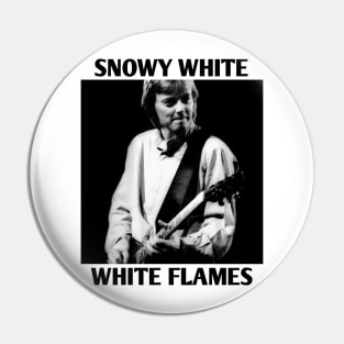 Snowy white Pin