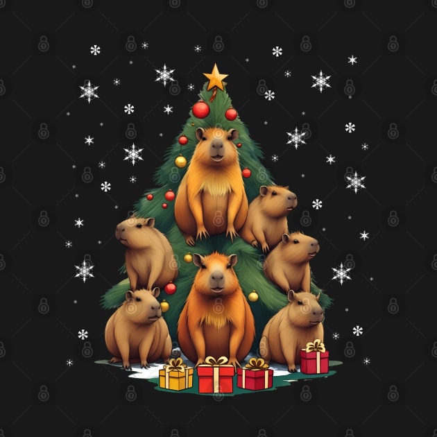 Capybara tree Christmas, Capybara Pets, Cute capybara by Collagedream