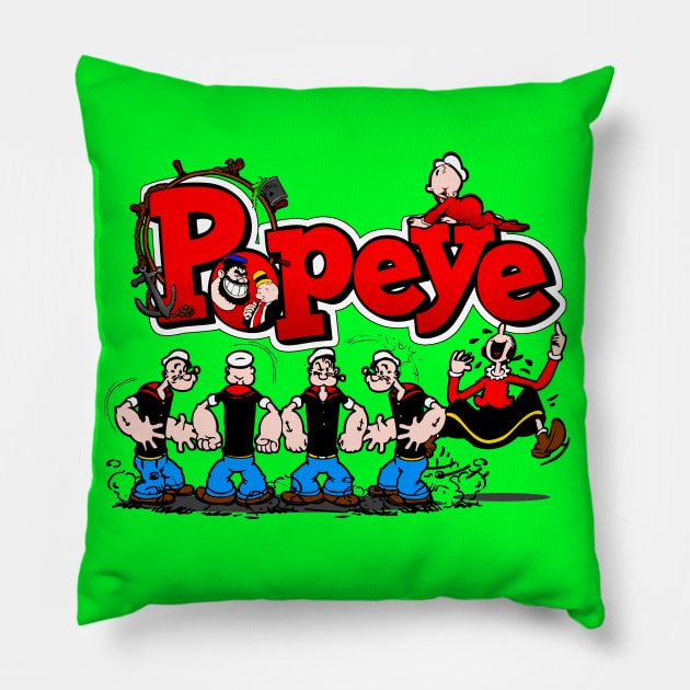 Popeye Pillow by Tookiester