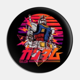 gundam rx 78 retro Pin