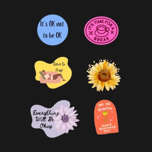 Depression Stickers for Mental Health T-Shirt