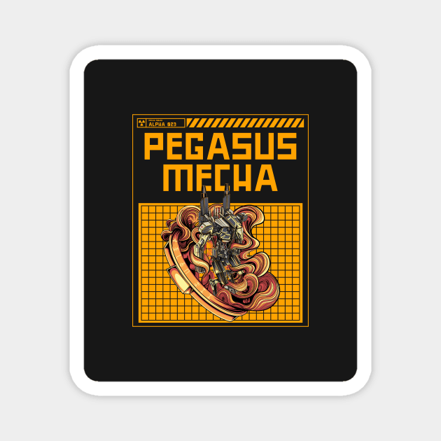 PEGASUS MECHA Magnet by AladdinHub