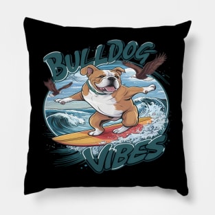 Majestic Boxer Surfer Surfing Pillow