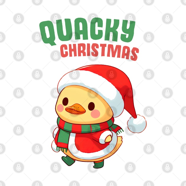Quacky Christmas Duck by Takeda_Art