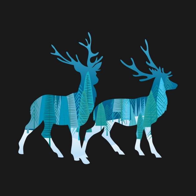 Forest Deer by SWON Design