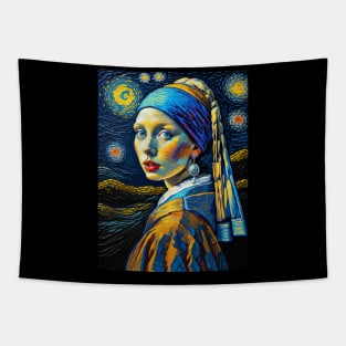 Girl with a Pearl earring Tapestry