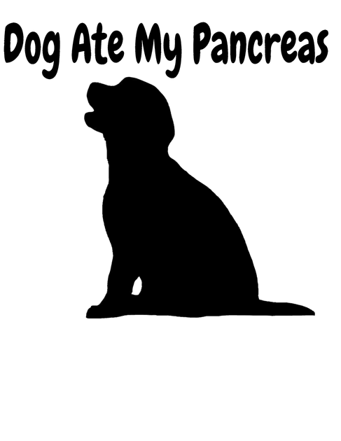 Dog Ate My Pancreas Kids T-Shirt by CatGirl101