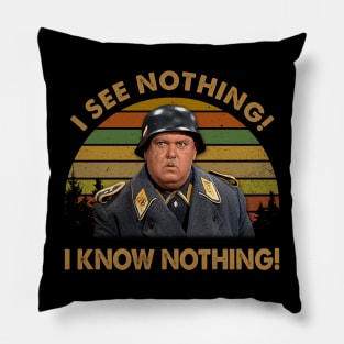 Vintage Retro Heroes Retro Movie Pillow