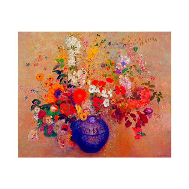 'Bouquet de fleurs' by Odilon Redon REMASTERED TECHNICOLOR by FineArtMaster