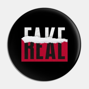 FAKE / REAL Pin