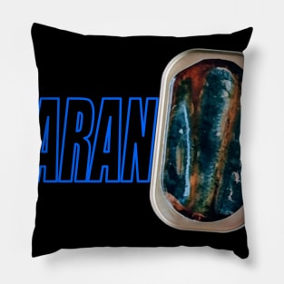 quaranTINed sardines BLUE Pillow