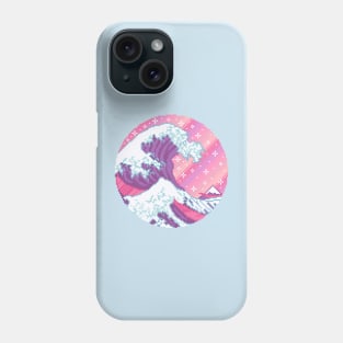 Great Wave Pixel Art Phone Case
