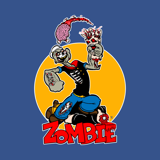 Zombie The Sailor Man by TeeLabs