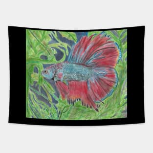 Betta fish Tapestry