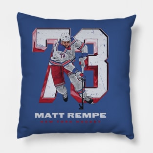 Matt Rempe New York R Number Pillow