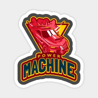 Power Machine Gaming Design T-shirt Coffee Mug Apparel Notebook Sticker Gift Mobile Cover Magnet