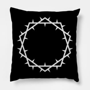 Crown of thorns from the head of Jesus Christ Pillow