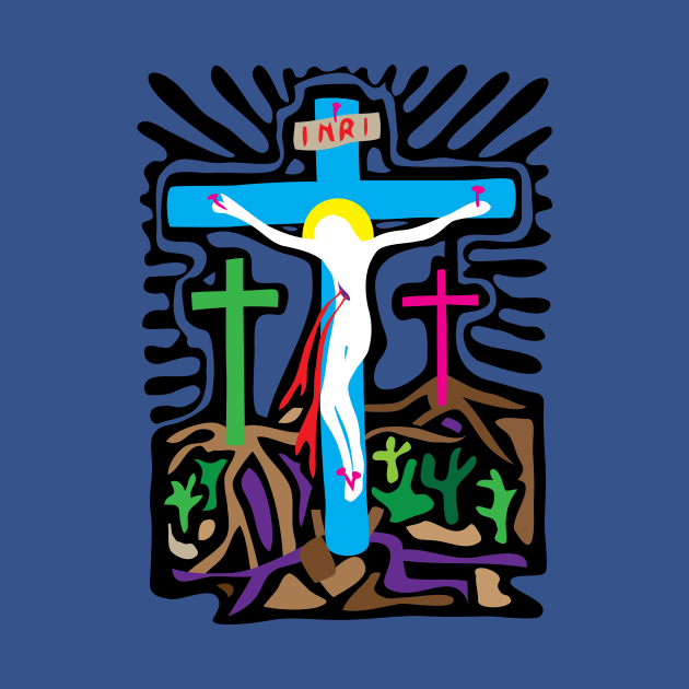 Discover Golgotha Cross - Church Sign - T-Shirt