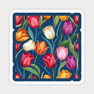 Tulips Pattern Magnet