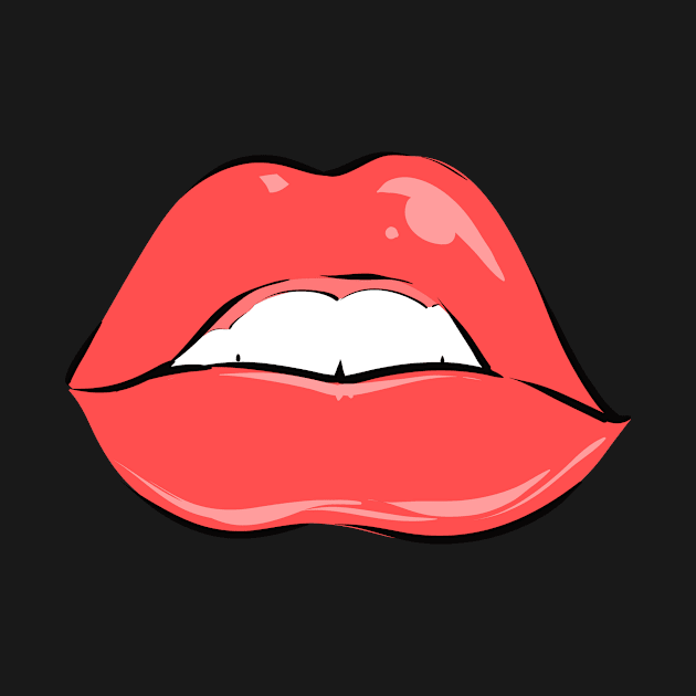 Cartoon lips by PallKris